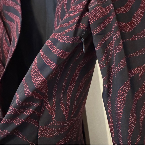 Altuzarra Red Mix Print 100% Silk Dress Size 38 Fits like US size 6 - Picture 4 of 7